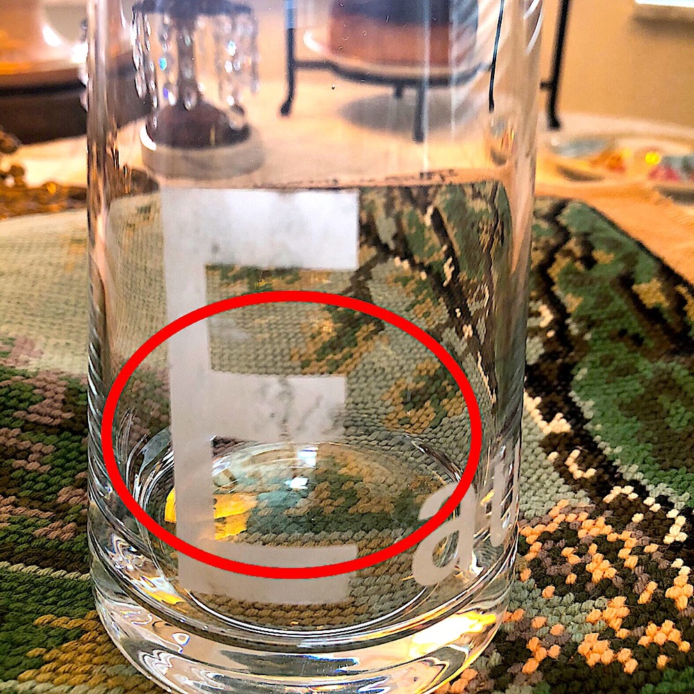 EUC- Vintage Eau Pitcher - Picture 10 of 10